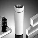 Garrafa Térmica 500ml com Termômetro LED – Aço Inox, Isolamento a Vácuo, Bebida Quente ou Gelada